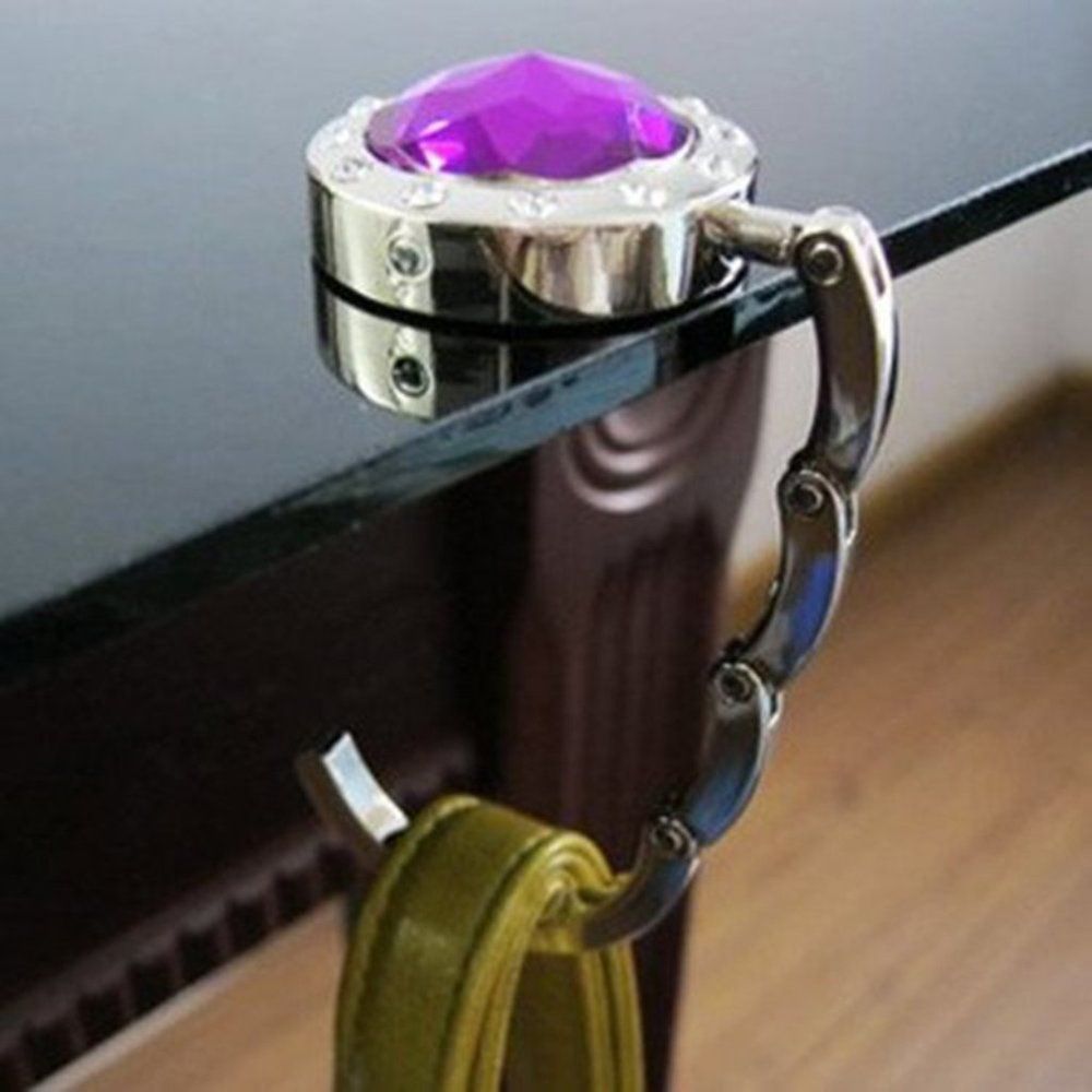 Handbag/ Purse Hook Portable For Dining Out Germ Free Bag- Blue - NWT - Picture 10 of 13